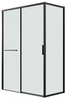 Душевой угол-ограждение «Grossman» Style 120.K33.05.1280.21.00 120/80 прозрачный/чёрный матовый без поддона универсальный
