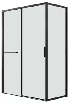 Душевой угол-ограждение «Grossman» Style 120.K33.05.1370.21.00 130/70 прозрачный/чёрный матовый без поддона универсальный