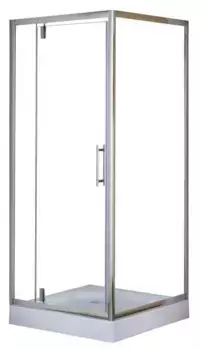 Душевой угол-ограждение «Loranto» Sunway CS-604 C 90/90 квадратный прозрачный/хром с поддоном универсальный