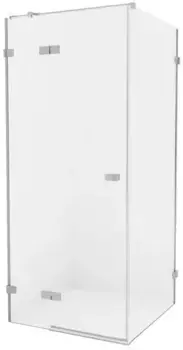 Душевой угол-ограждение «New Trendy» Avexa Chrome 80/90 прозрачный/хром прямоугольный без поддона левый