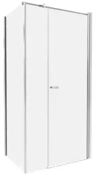 Душевой угол-ограждение «New Trendy» New Soleo Chrome 110/90 прозрачный/хром прямоугольный без поддона универсальный