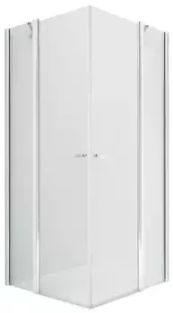 Душевой угол-ограждение «New Trendy» New Soleo 2D Chrome 90/110 прозрачный/хром прямоугольный без поддона универсальный