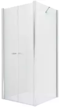 Душевой угол-ограждение «New Trendy» New Soleo Chrome 90/70 прозрачный/хром прямоугольный без поддона универсальный