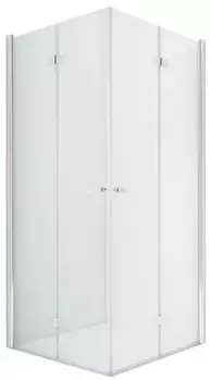 Душевой угол-ограждение «New Trendy» New Soleo 2D Chrome 90/100 прозрачный/хром прямоугольный без поддона универсальный