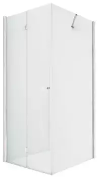 Душевой угол-ограждение «New Trendy» New Soleo Chrome 90/120 прозрачный/хром прямоугольный без поддона левый