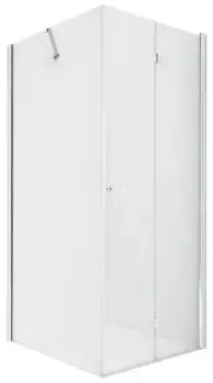 Душевой угол-ограждение «New Trendy» New Soleo Chrome 90/70 прозрачный/хром прямоугольный без поддона правый