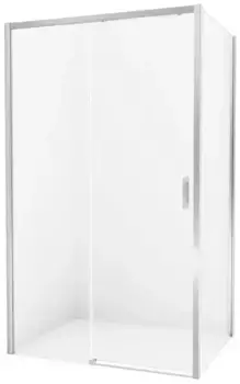 Душевой угол-ограждение «New Trendy» Prime Chrome 140/90 прозрачный/хром прямоугольный без поддона левый