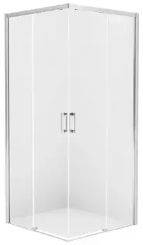 Душевой угол-ограждение «New Trendy» Prime Chrome 90/70 прозрачный/хром прямоугольный без поддона универсальный