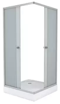 Душевой угол-ограждение «Niagara» NG- 008-14Q 80/80 матовый/хром с поддоном