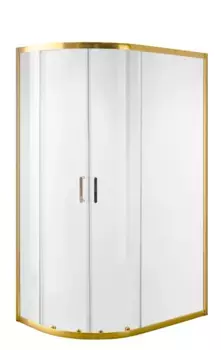 Душевой угол-ограждение «Niagara» NG-6421-08 GOLD 120/80 прозрачный/золото без поддона универсальный