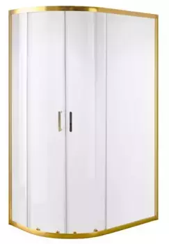 Душевой угол-ограждение «Niagara» NG-6421-08 GOLD 120/80 прозрачный/золотой без поддона универсальный