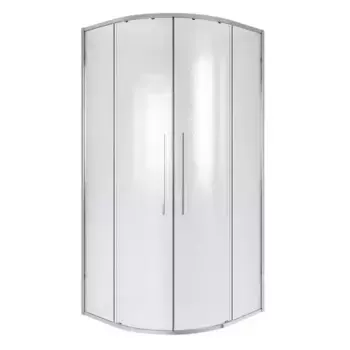 Душевой угол-ограждение «Niagara» Nova NG-3625-34 80/80 четверть круга шиншилла/хром без поддона