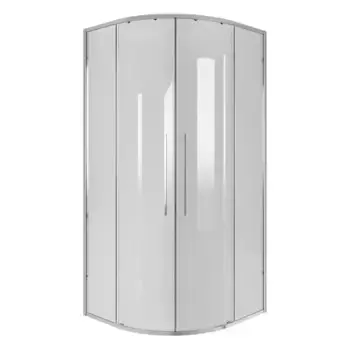 Душевой угол-ограждение «Niagara» Nova NG-6625-34 80/80 четверть круга прозрачный/хром без поддона