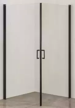 Душевой угол-ограждение «Orange» E04-090TB 90/90 прозрачный/чёрный без поддона