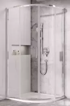 Душевой угол-ограждение «Ravak» Blix Slim BLSCP4 80/80 Transparent/хром