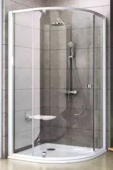 Душевой угол-ограждение «Ravak» Pivot PSKK3 100/100 Transparent/белый-хром универсальная