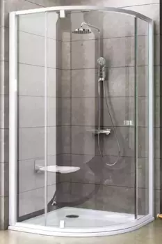 Душевой угол-ограждение «Ravak» Pivot PSKK3 100/100 Transparent/белый универсальная