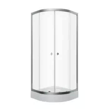 Душевой угол-ограждение «Triton» Альфа-Хром 90/90 прозрачный низкий поддон