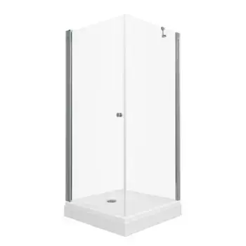 Душевой угол-ограждение «Triton» Форта-Хром 90/90 прозрачный низкий поддон универсальный