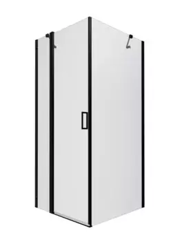 Душевой угол-ограждение «Triton» Йота-Блэк 90/90 прозрачный/чёрный без поддона