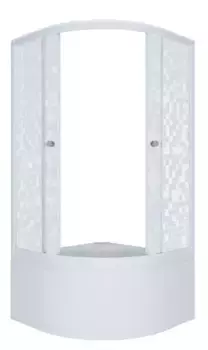 Душевой угол-ограждение «Triton» Мозаика 90/90 аква-мозаика высокий поддон