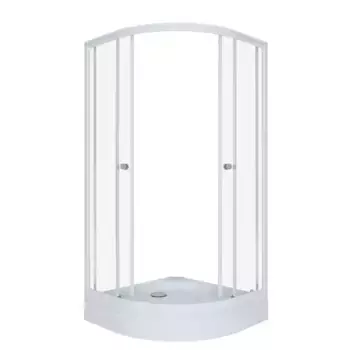 Душевой угол-ограждение «Triton» Ультра 100/100 прозрачный/белый низкий поддон