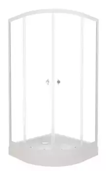Душевой угол-ограждение «Triton» Ультра 90/90 прозрачный/белый низкий поддон
