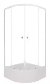 Душевой угол-ограждение «Triton» Ультра 90/90 прозрачный/белый средний поддон