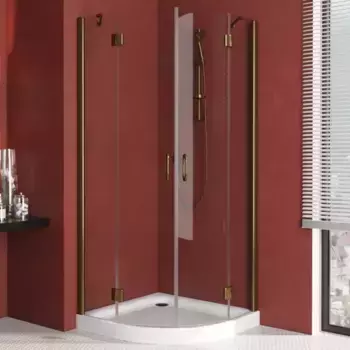 Душевой угол-ограждение «Vegas Glass» AFS Lux 110/110 crystalvision/бронза без поддона