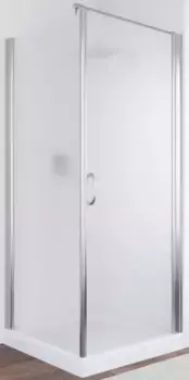 Душевой угол-ограждение «Vegas Glass» EP-Fis 80/90 прозрачный/глянцевый хром без поддона правый