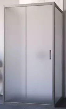 Душевой угол-ограждение «Vegas Glass» ZP-U Novo 120/90 120/90 сатин/хром матовый без поддона универсальный