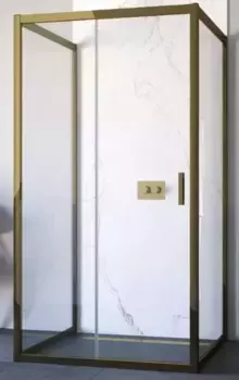 Душевой угол-ограждение «Vegas Glass» ZP-U TUR Novo 120/100 Crystal vision/бронза без поддона универсальный