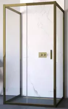 Душевой угол-ограждение «Vegas Glass» ZP-U TUR Novo h1900 120/100 Crystal vision/бронза без поддона универсальный