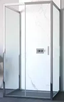 Душевой угол-ограждение «Vegas Glass» ZP-U TUR Novo h1900 120/90 Crystal vision/хром глянцевый без поддона универсальный
