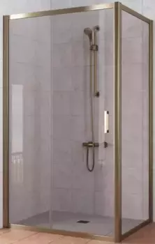 Душевой угол-ограждение «Vegas Glass» ZP+ZPV Tur Novo 160/80 бронза/бронза без поддона универсальный