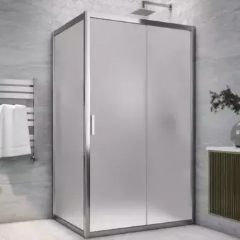 Душевой угол-ограждение «Vegas Glass» ZP+ZPV TUR NOVO h1900 105/100 сатин/хром без поддона универсальный