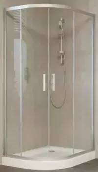 Душевой угол-ограждение «Vegas Glass» ZS-F Novo 120/90 прозрачный/матовый хром без поддона универсальный
