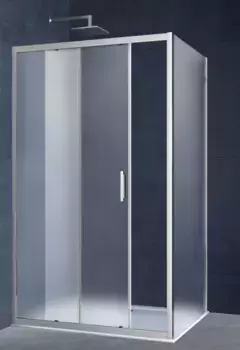 Душевой угол-ограждение «Vincea» Alpha VSR-3AL8010MT 100/80 матовый/хром прямоугольный без поддона универсальный