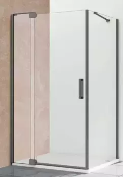 Душевой угол-ограждение «Vincea» Extra VSR-1E111290CLGM 120/90 прозрачный/вороненая сталь прямоугольный без поддона универсальный