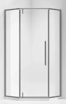 Душевой угол-ограждение «Vincea» Slim-N VSP-4SN900CLGM 90/90 прозрачный/вороненая сталь многоугольный без поддона универсальный