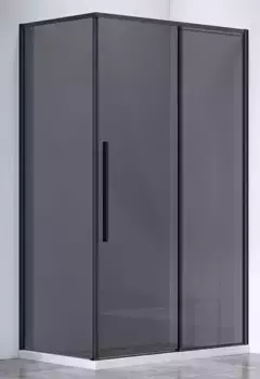Душевой угол-ограждение «Vincea» Slim-N VSR-4SN8014CGB 140/80 тонированный/чёрный прямоугольный без поддона универсальный