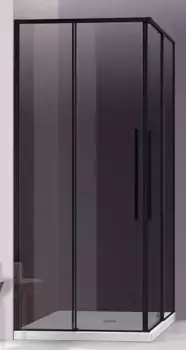 Душевой угол-ограждение «Vincea» Slim-N VSS-4SN9010CGB 100/90 тонированный/чёрный прямоугольный без поддона