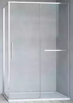 Душевой угол-ограждение «Vincea» Slim Soft VSR-1SS1011CL 110/100 прозрачный/хром прямоугольный без поддона универсальный