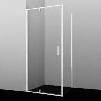 Душевой угол-ограждение «WasserKRAFT» Neime 19P18 90/100 прозрачный/белый без поддона универсальный