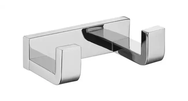 Двойной крючок «Abber» Westen AA1750 на стену хром