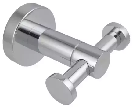 Двойной крючок «Акватек» Вега AQ4002CR на стену хром