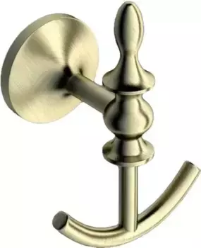 Двойной крючок «Art&Max» Bohemia AM-E-4286B-Br на стену бронза