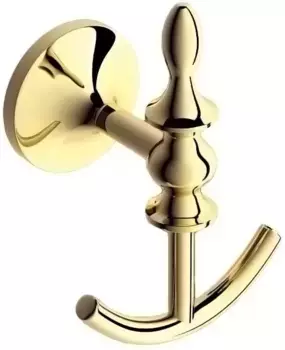 Двойной крючок «Art&Max» Bohemia AM-E-4286B-Do на стену золото