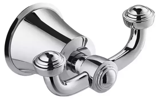Двойной крючок «Art&Max» Liberty AM-F-8988 на стену хром