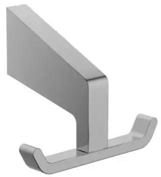 Двойной крючок «Art&Max» Techno AM-E-4186B на стену хром